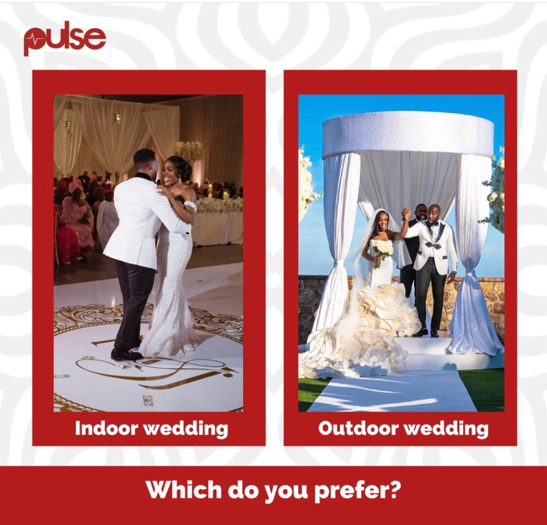 Team Indoor Wedding or Team Outdoor Wedding