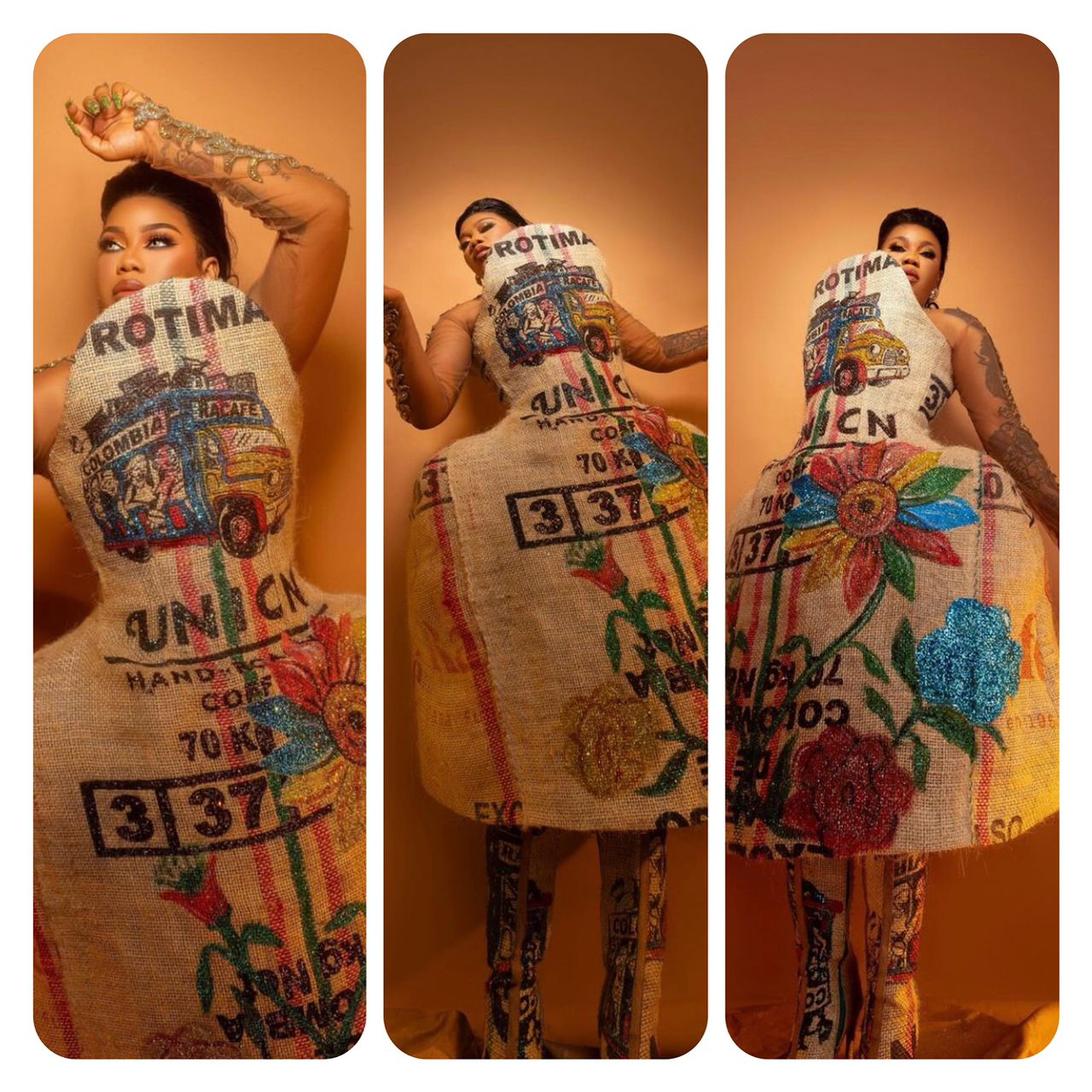 Check out Tiannah’s outfit for AMVCA