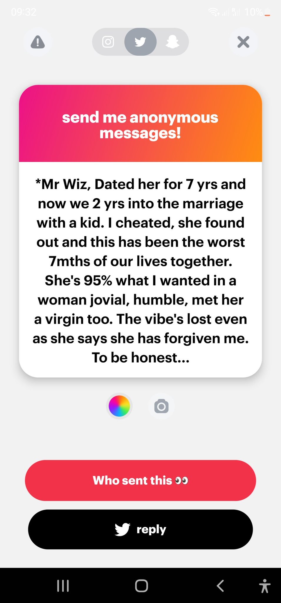 A man cheated on his wife after 7 years of marriage with his childhood friend