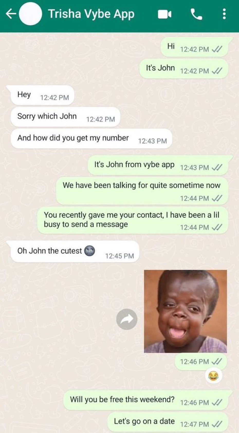 Between a horny girl and a very sensible guy 🤣🤣