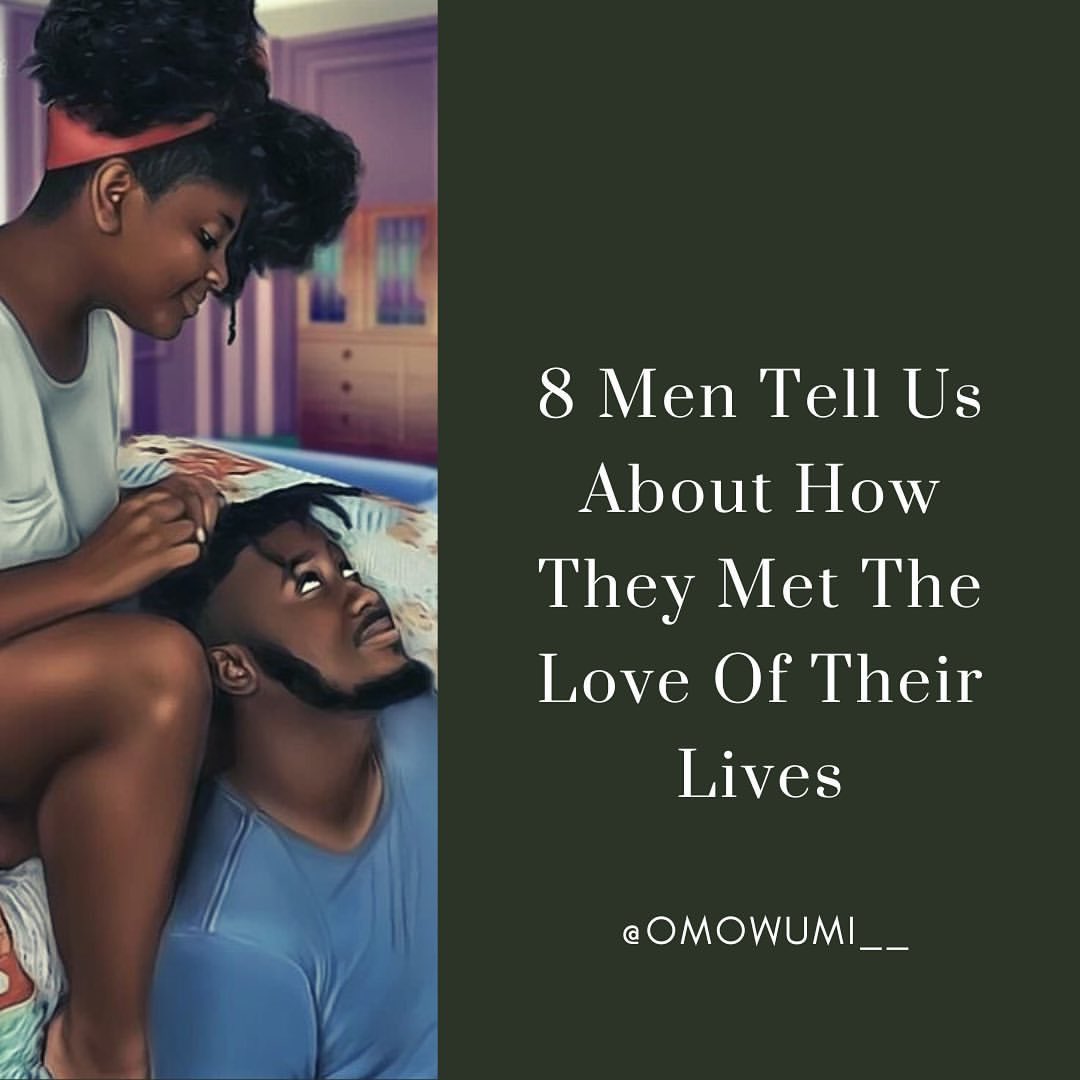 Men shared a beautiful moment of how they met the love of their life. 😍😍