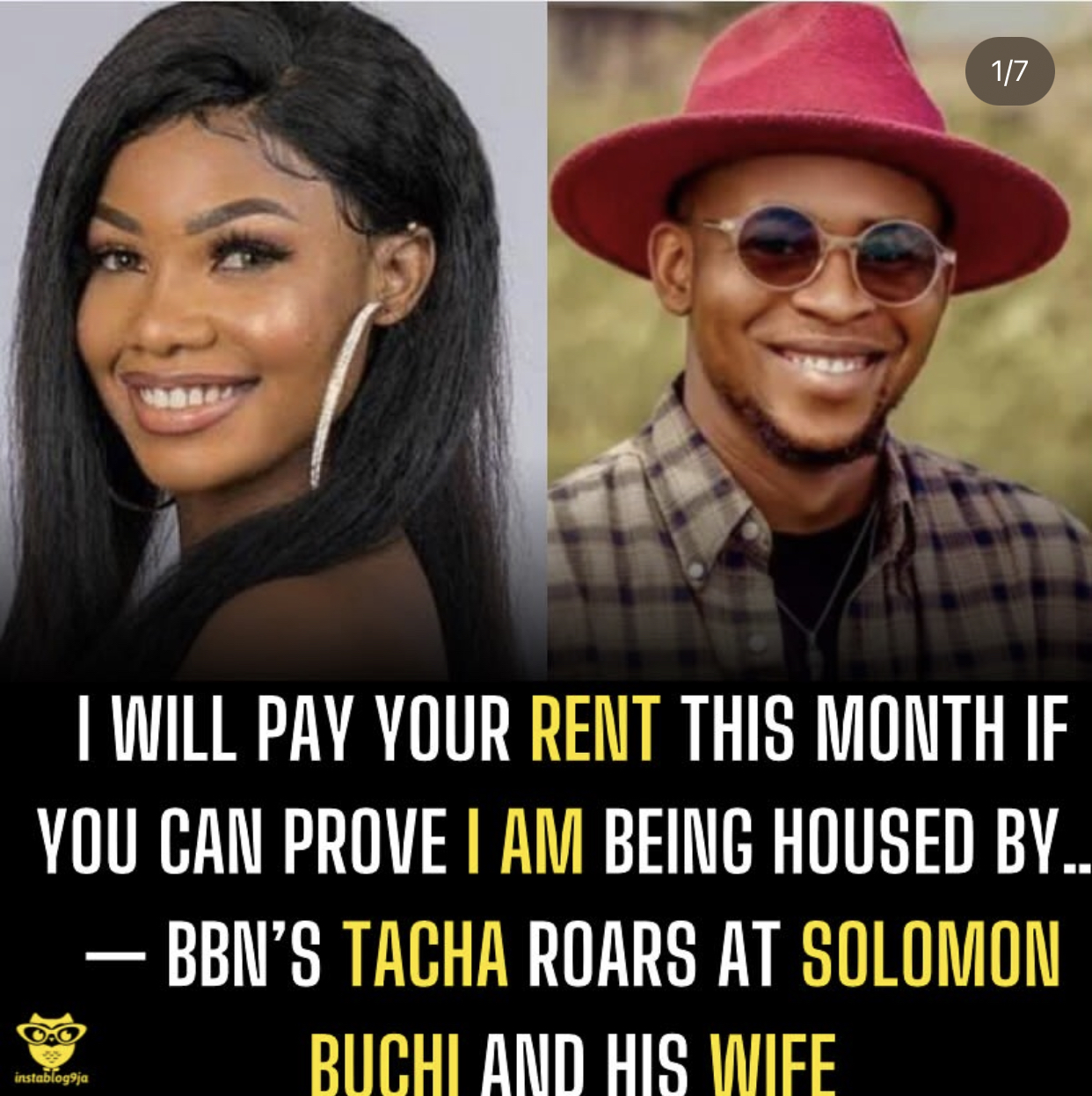 Gbas Gbos between Tacha and Solomon Buchi