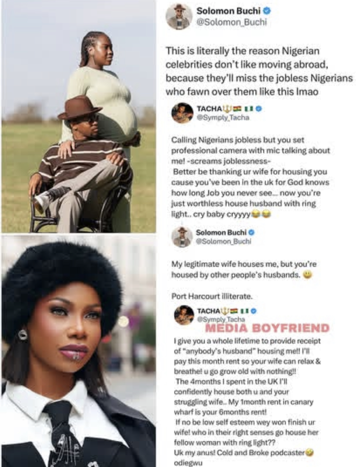 CONTINUATION BETWEEN TACHA AND SOLOMON BUCHI