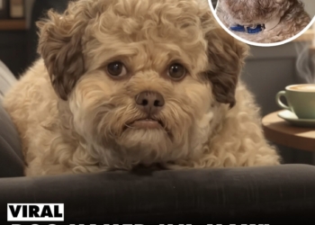 Lil Max, a 5-year-old rescue dog gone viral for looking like human