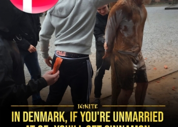 In Denmark, single people on their birthdays get…