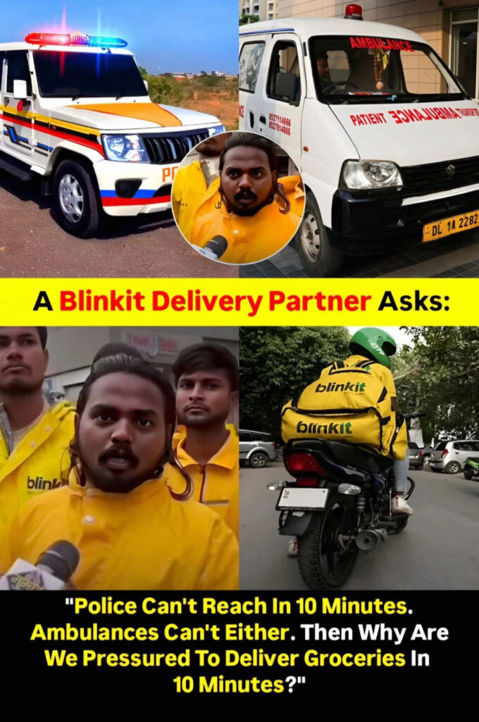 A Blinkit delivery partner said: Police can’t reach in 10 minutes… 2 IMG 5162