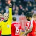 Turkish player Demir Bey was RED carded by a German female referee